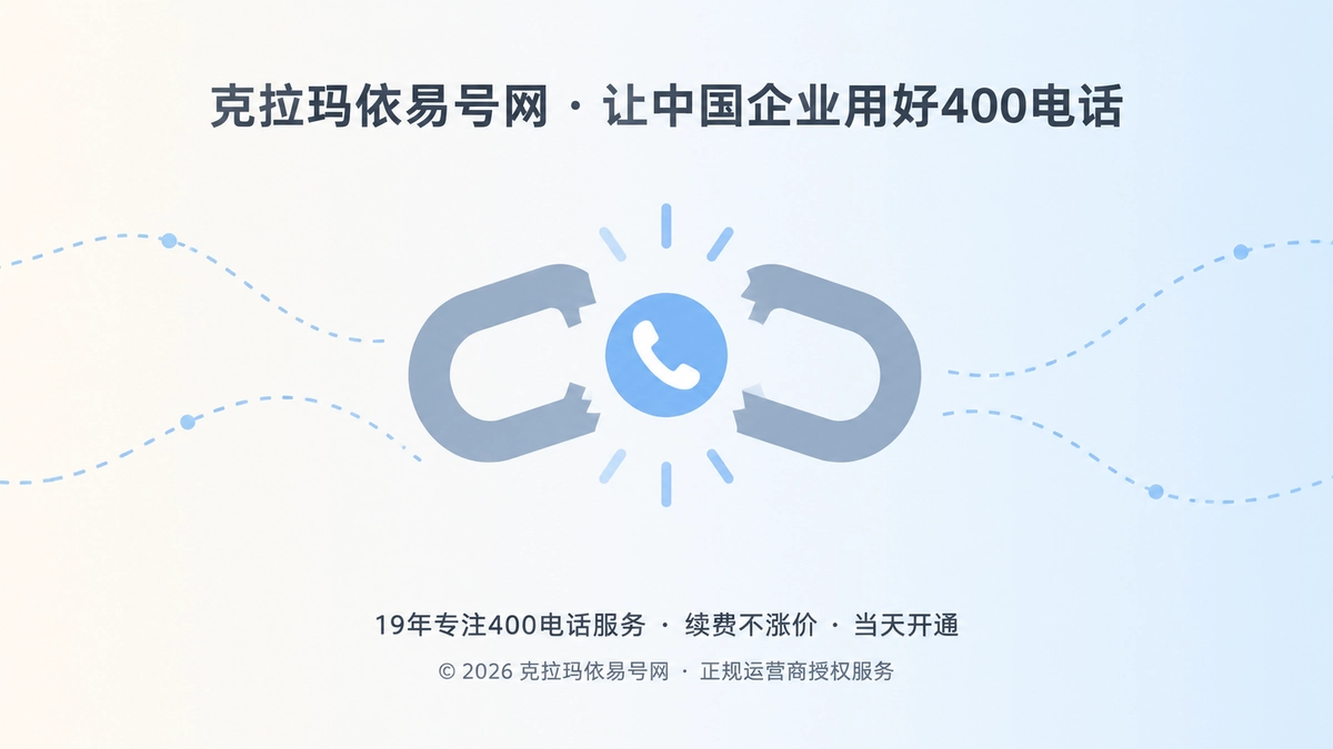 断开的链环与电话听筒图标，象征400电话管理权断链风险
